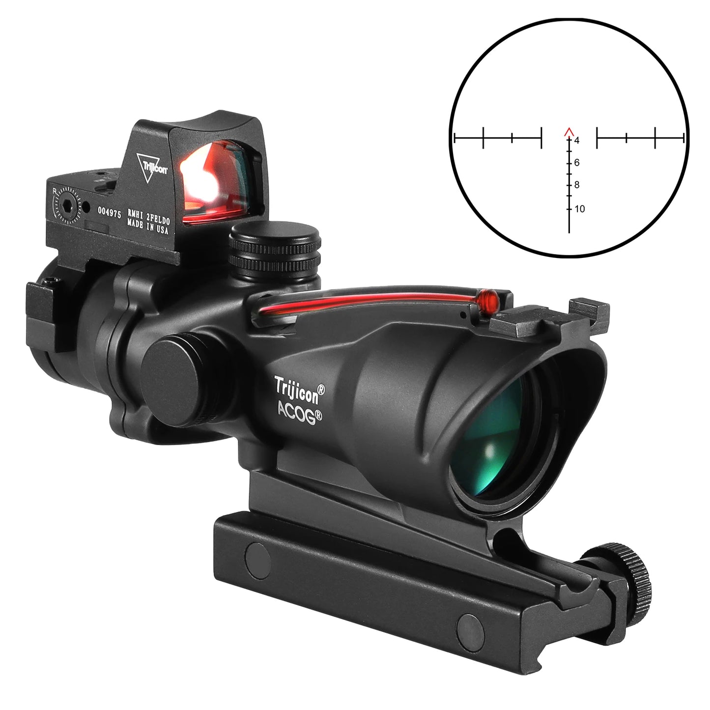 Nabila Adjustable Red Dot Scope For Rifles With Universal Rail Mount For Precision Hunting
