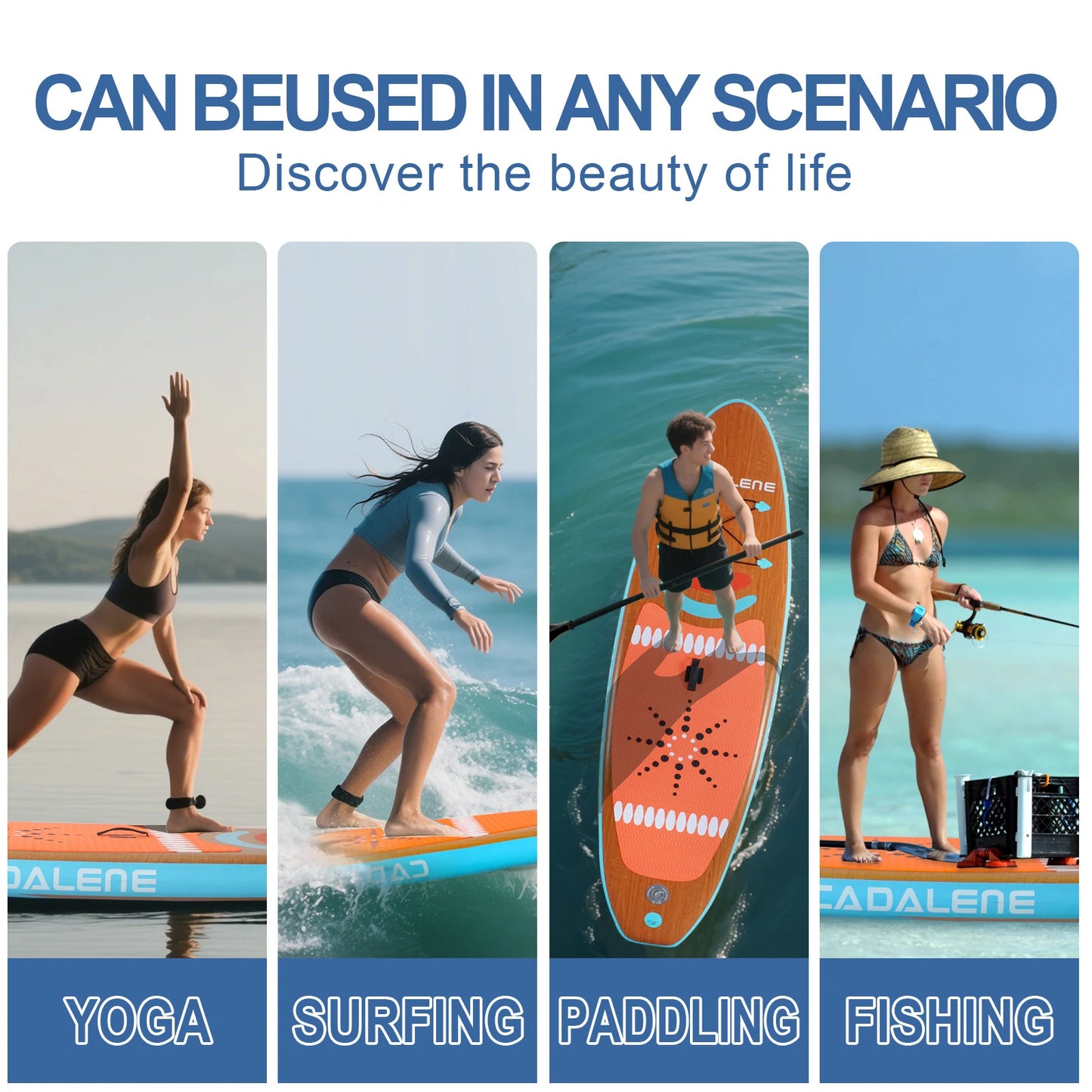 Cadalene Inflatable Stand Up Paddle Board Accessories