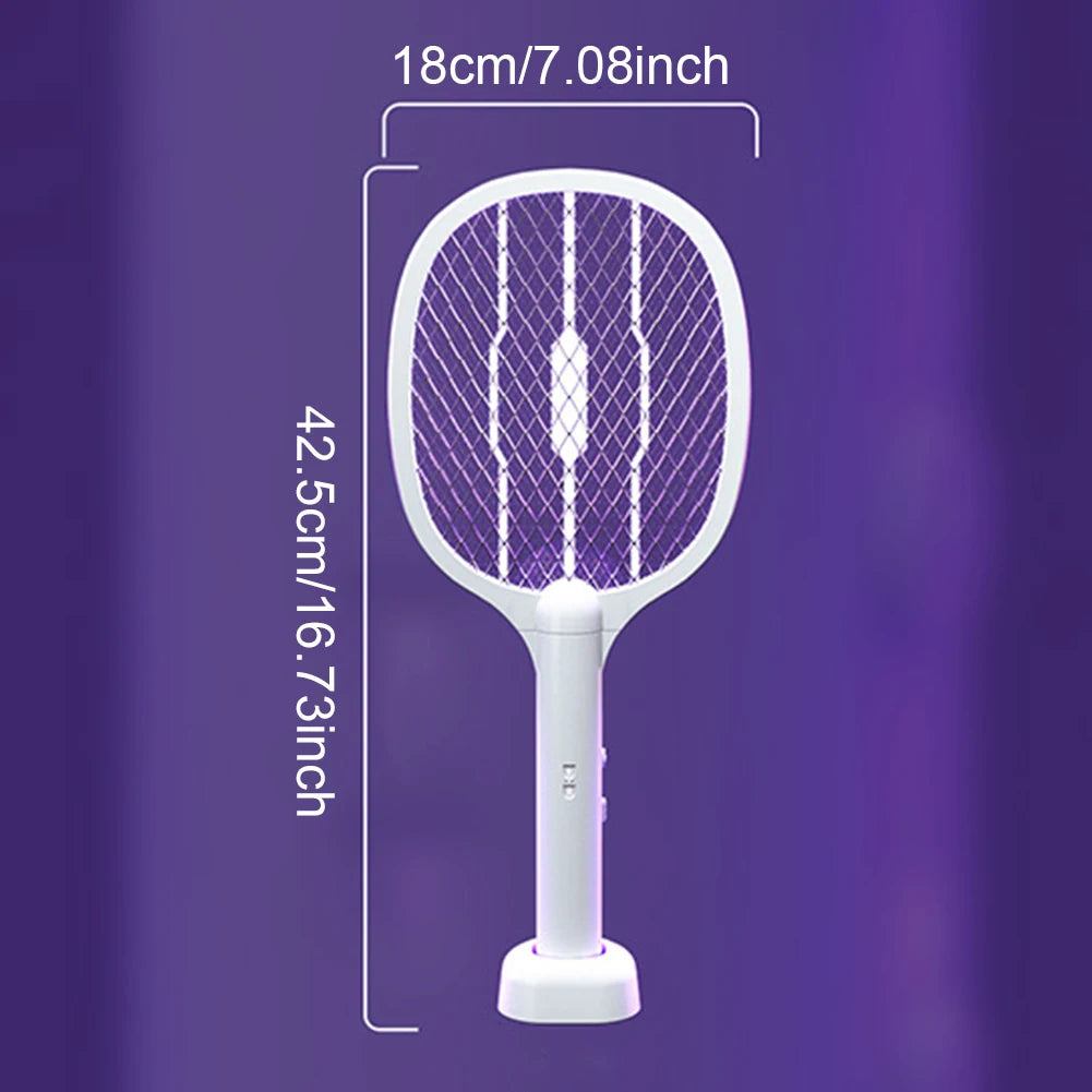 MOJOYCE 2 In 1 Electric Fly Swatter And Mosquito Lamp
