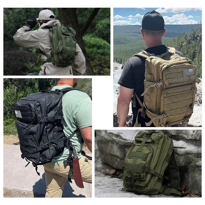 TOPX Tactical Backpack Waterproof Multi Functional Rucksack