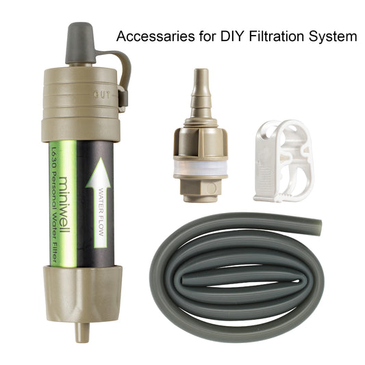 Miniwell L630 Portable Water Filter System For Military Survival DisasterPreparedness