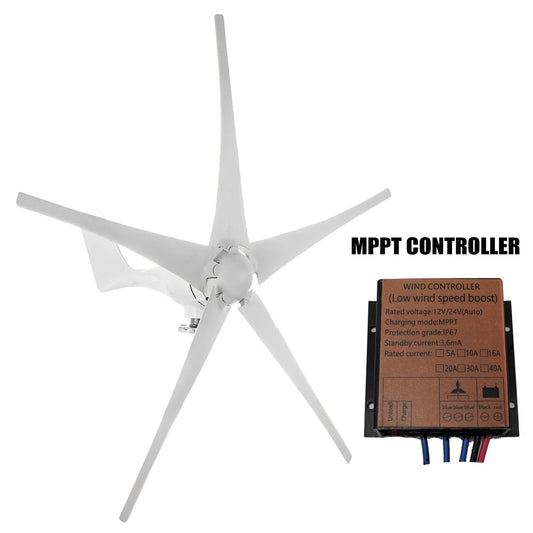 FUNCASTLE Wind Turbine MPPT Generator 300W 400W For Home
