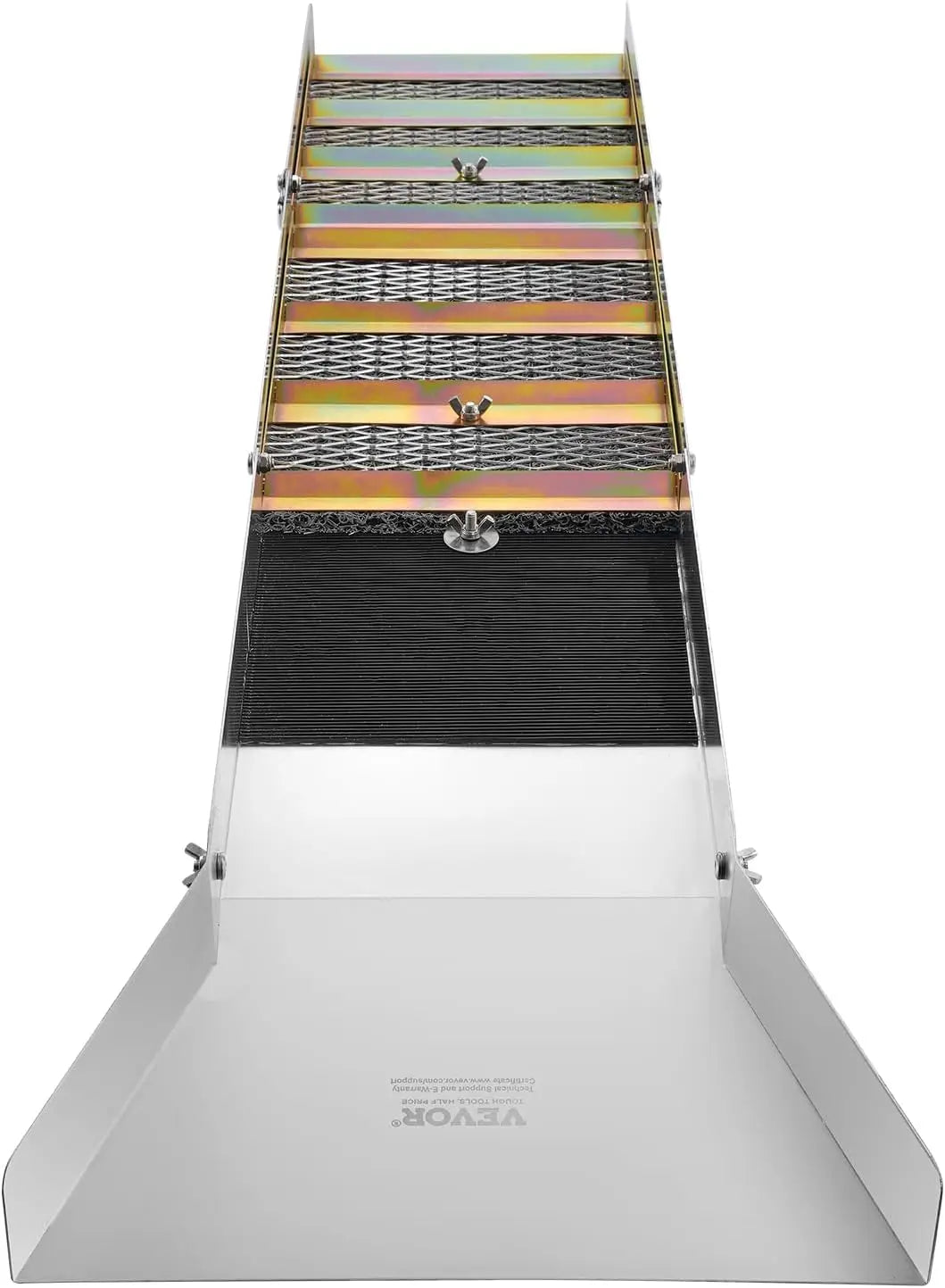 Complete Sluice Box Gold Panning Kit, 50" Folding Aluminum Alloy Gold Mining Equipment, 23 PCS Gold Prospecting Kit