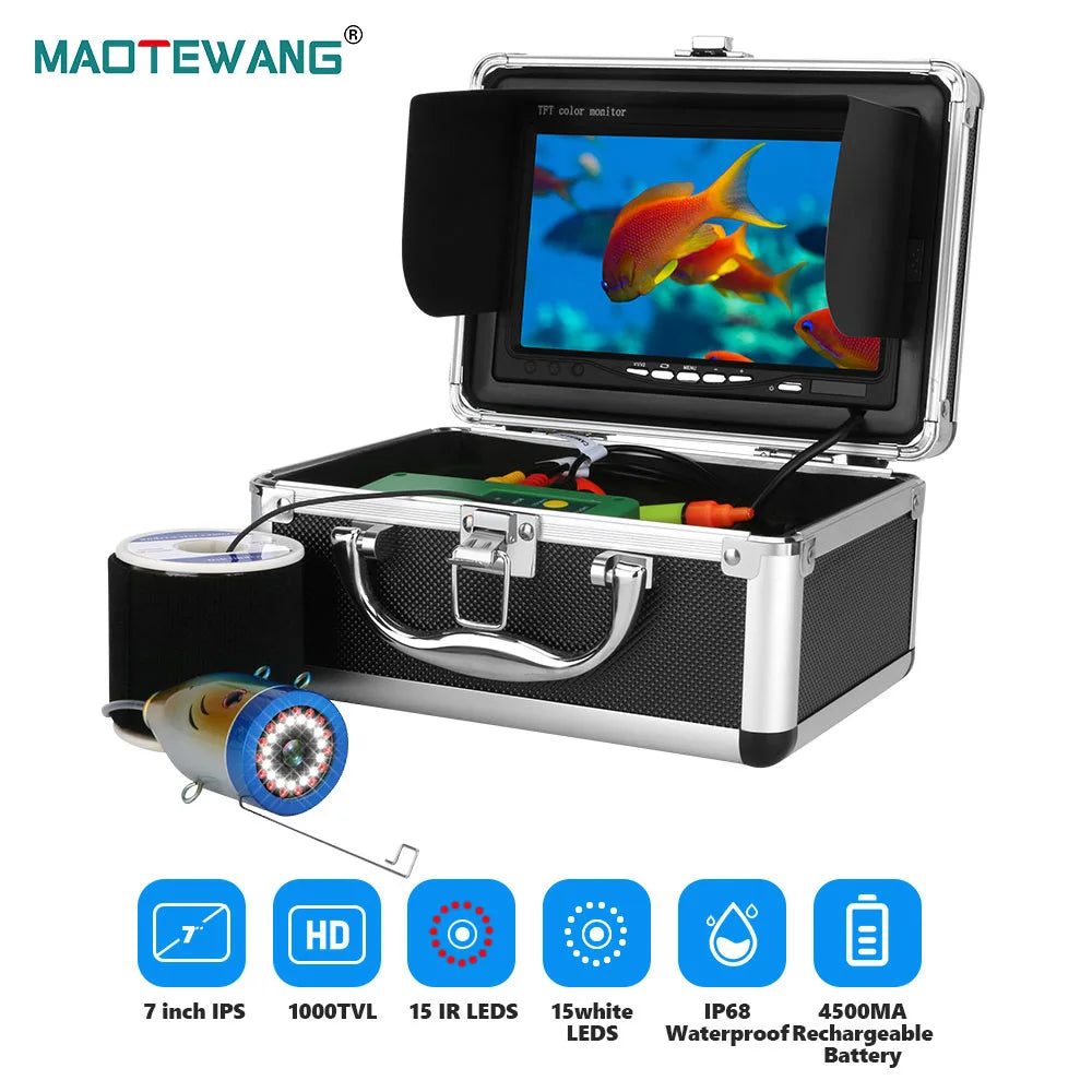 MAOTEWANG Fishfinder Underwater Camera 30 LEDs Waterproof