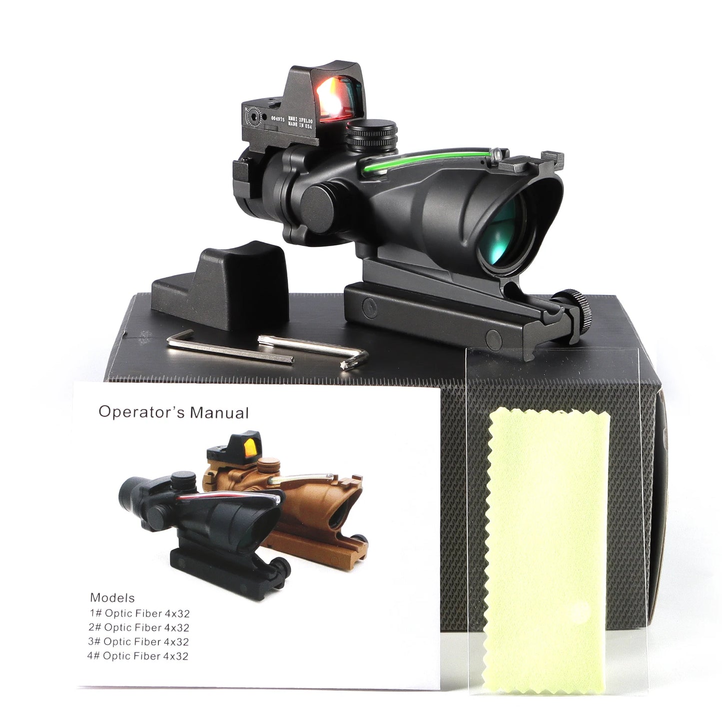 Nabila Adjustable Red Dot Scope For Rifles With Universal Rail Mount For Precision Hunting
