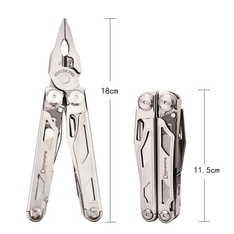 Daicamping DL30 Multitool Set Multifunctional Tool Folding Knife Scissors Pliers EDC Survival Gear
