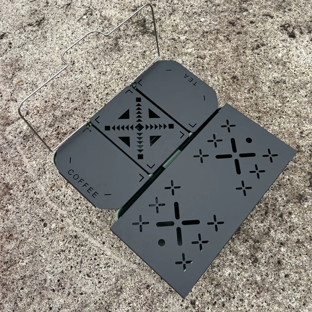 Folding Table Top Heavy Duty Table Board Plate Metal Aluminum Alloy for Stanley Lunch Box 9.4L Camping Gear