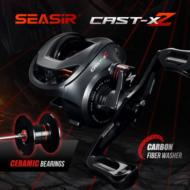 SeaSir Cast X2 Baitcasting Reel Seven Point Three To One