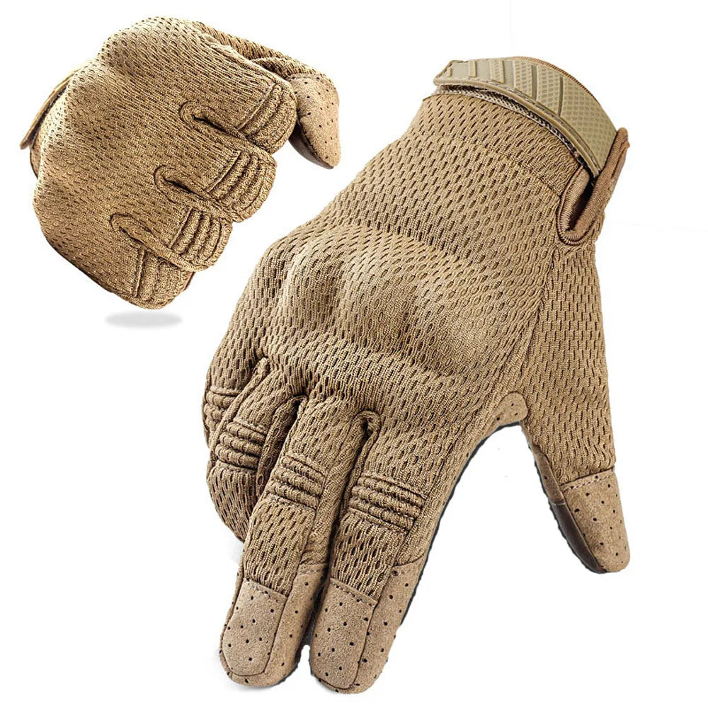 Zhejiang Men Tactical Touchscreen Gloves For OutdoorActivities Non Slip Breathable