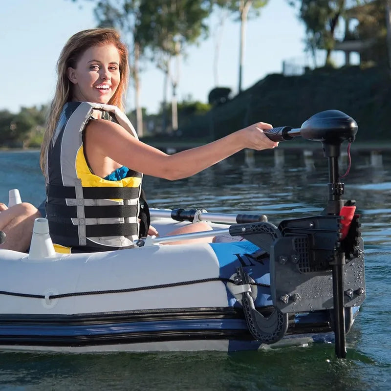 Intex Transom Trolling Motor 68631E With Weed Escape Mode