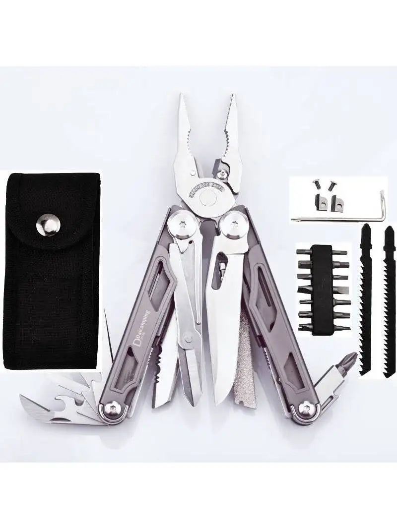 Daicamping DL30 Multitool Set Multifunctional Tool Folding Knife Scissors Pliers EDC Survival Gear