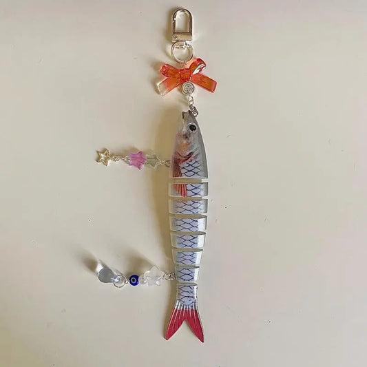 Handmade Fish Keychain,  Gift For Fishing Enthusiasts