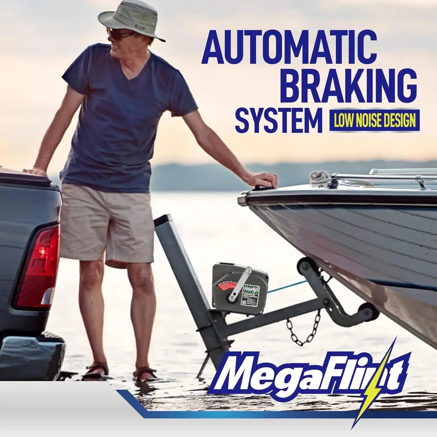 XMSJ HeavyDuty Trailer Winch Reversible Electric 12V DC CommercialGradePro Marine