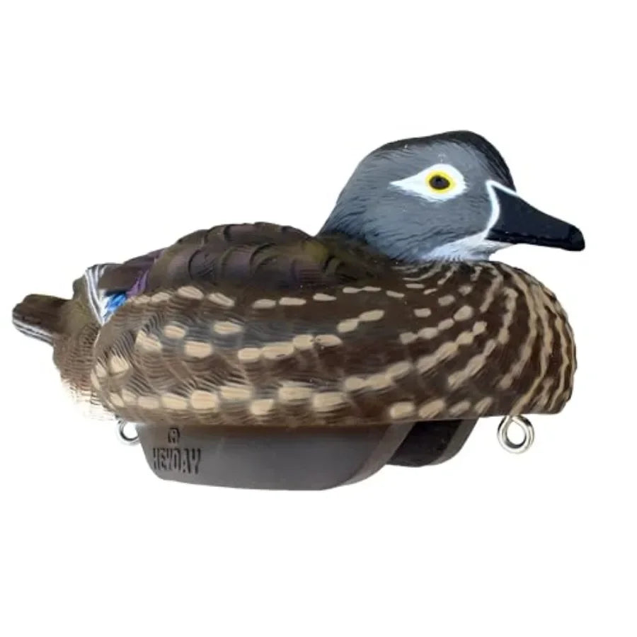 HEYDAY Wood Duck Decoys Ultra-Light 100% HydroFoam Beautiful Durable Unsinkable 6 Pack of Duck Hunting Decoys
