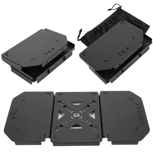 Folding Table Top Heavy Duty Table Board Plate Metal Aluminum Alloy for Stanley Lunch Box 9.4L Camping Gear