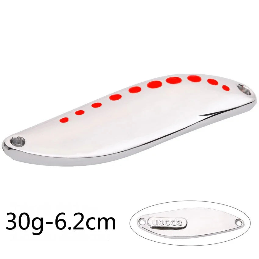 Metal Vib Leech Spinner Spoon Lures For Bass Pike Perch Freshwater Fishing Tackle Gear