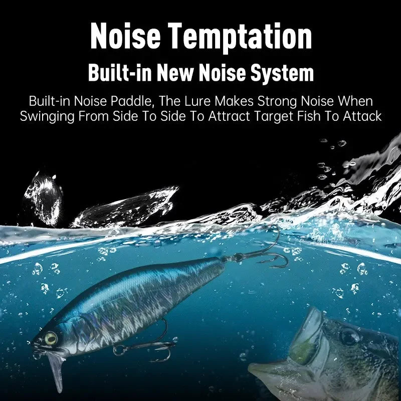 LEYDUN I-JACK Minnow Floating Lure for Bass Pike