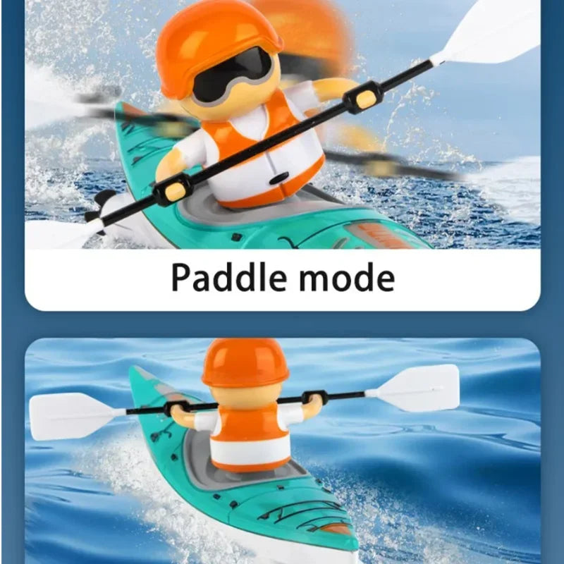 WLtoys 2.4G RC Boat Remote Control Ship With LED Lights