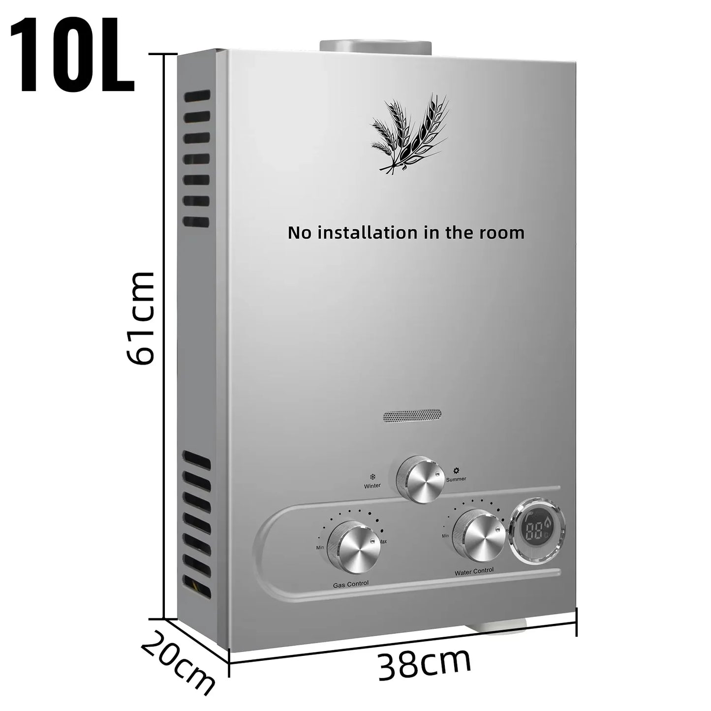 Sihao LPG Water Heater Tankless Boiler Portable Hot Water