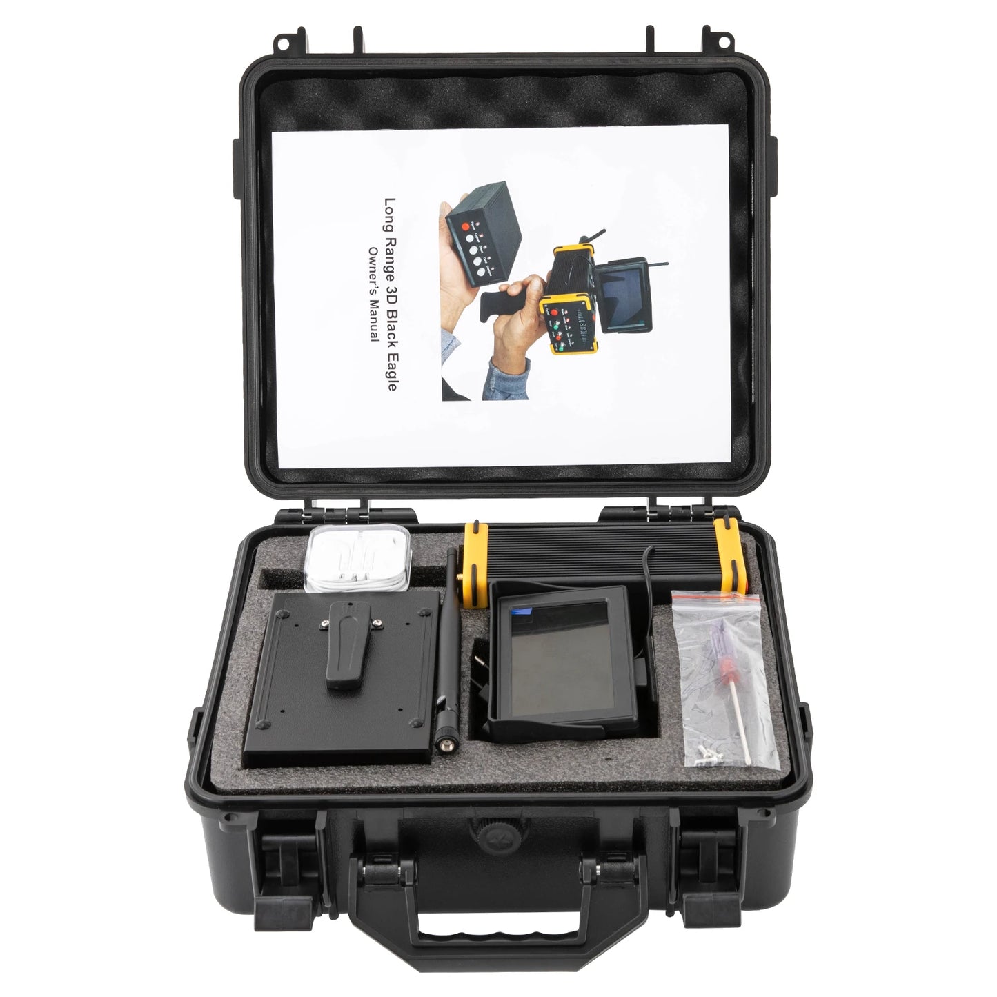 Case Professional Metal Detector for Gold and Silver with LCD Display and Deep Search