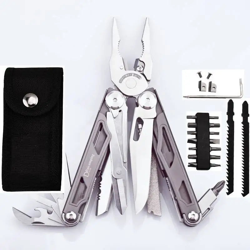 Daicamping DL30 Multitool Set Multifunctional Tool Folding Knife Scissors Pliers EDC Survival Gear