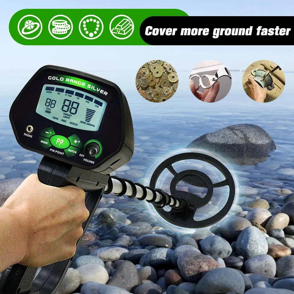 DIY Supplies MD4090 Metal Detector Pro Gold Digger LCD