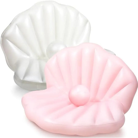 Hign Concerned Seashell Pool Float Set With Pearl Ball