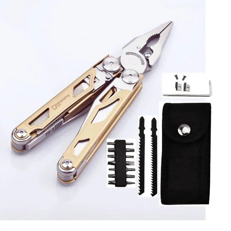 Daicamping DL30 Multitool Set Multifunctional Tool Folding Knife Scissors Pliers EDC Survival Gear