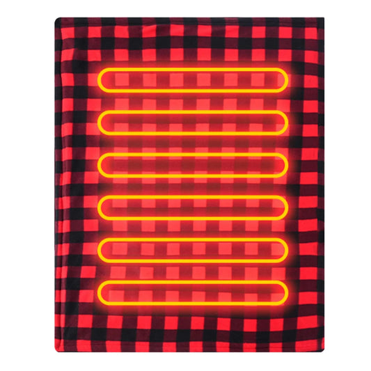 NoHign Car Electric Heated Blanket 12V Auto Off Camping