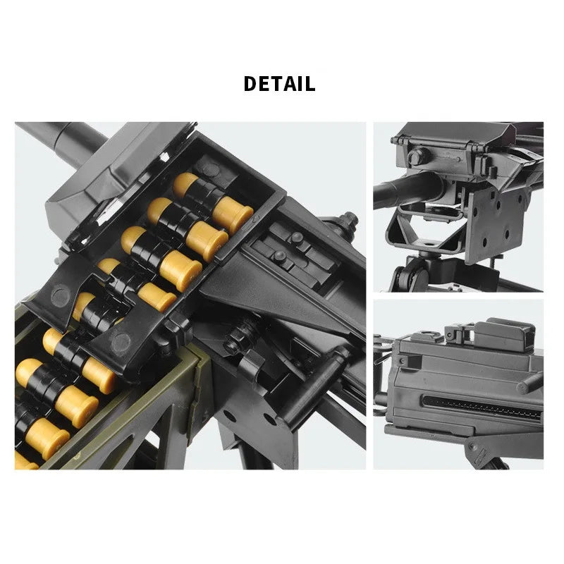 1/6 MK19 Grenade Launcher 4D Gun Model 1:6 Assembly Military Soldier Accessories Model Toy For Military Weapon Ornaments