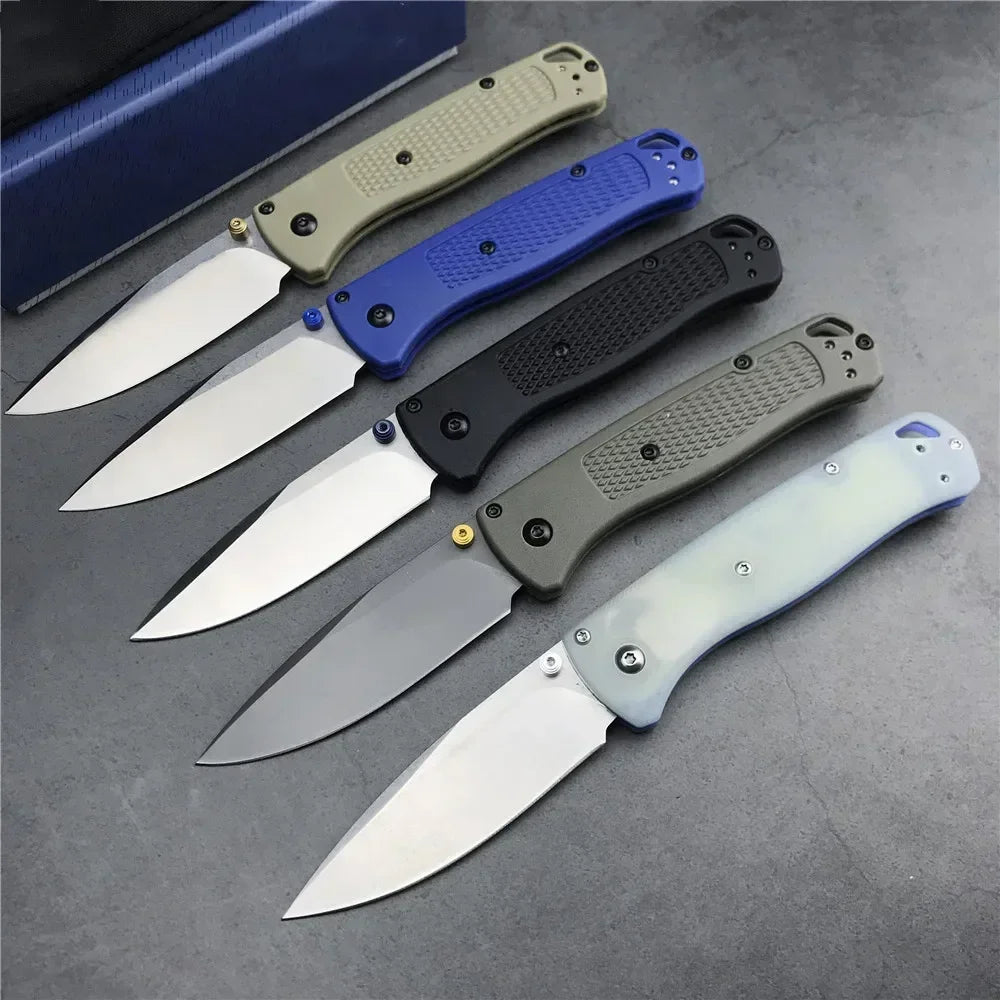 DIY Supplies G10 Nylon Fiber EDC Folding Knife BM 535
