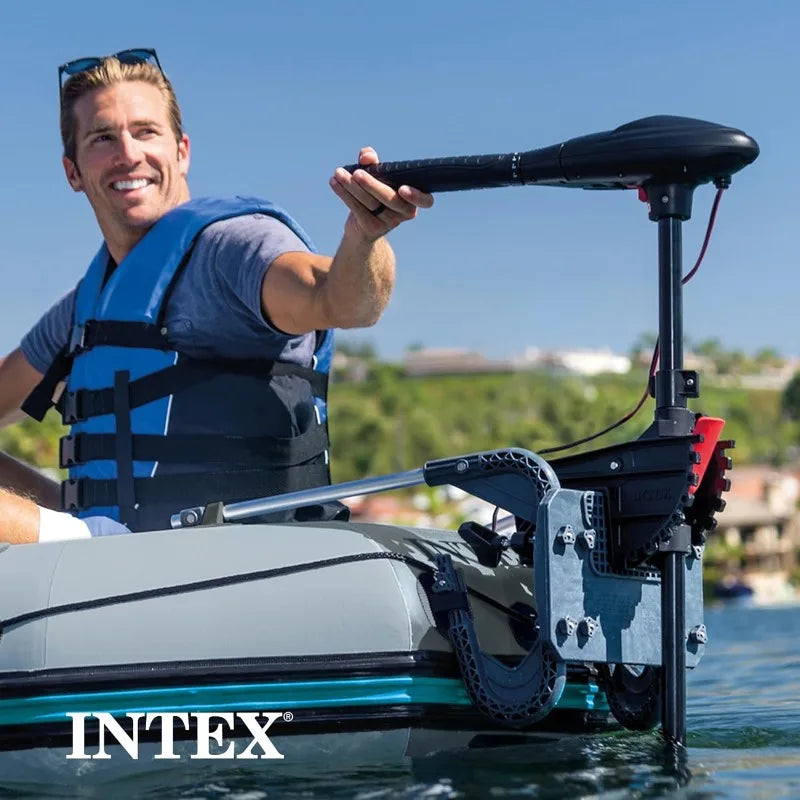 Intex Transom Trolling Motor 68631E With Weed Escape Mode
