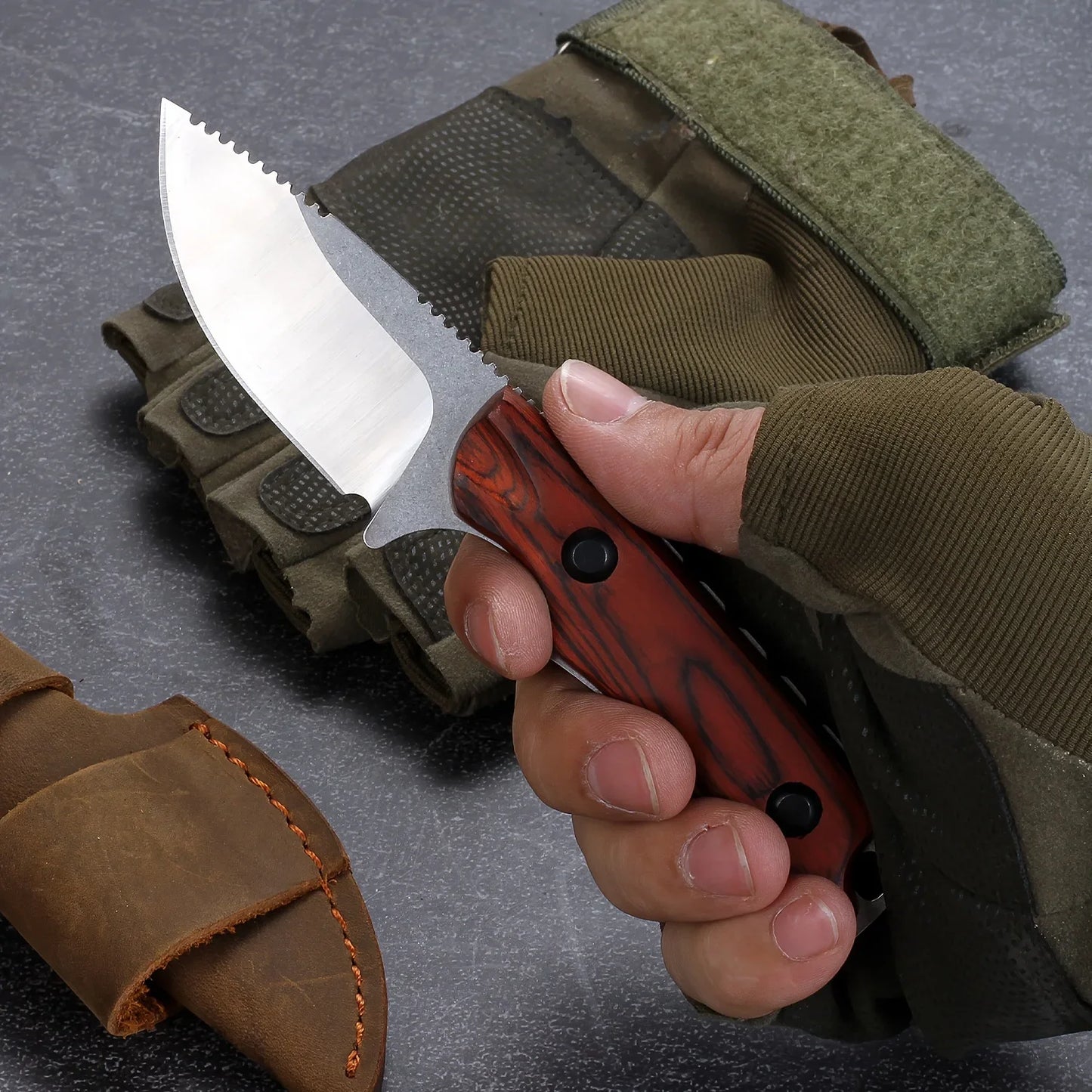 DIY Supplies Hunt Hidden Canyon Hunter Fixed Blade Knife