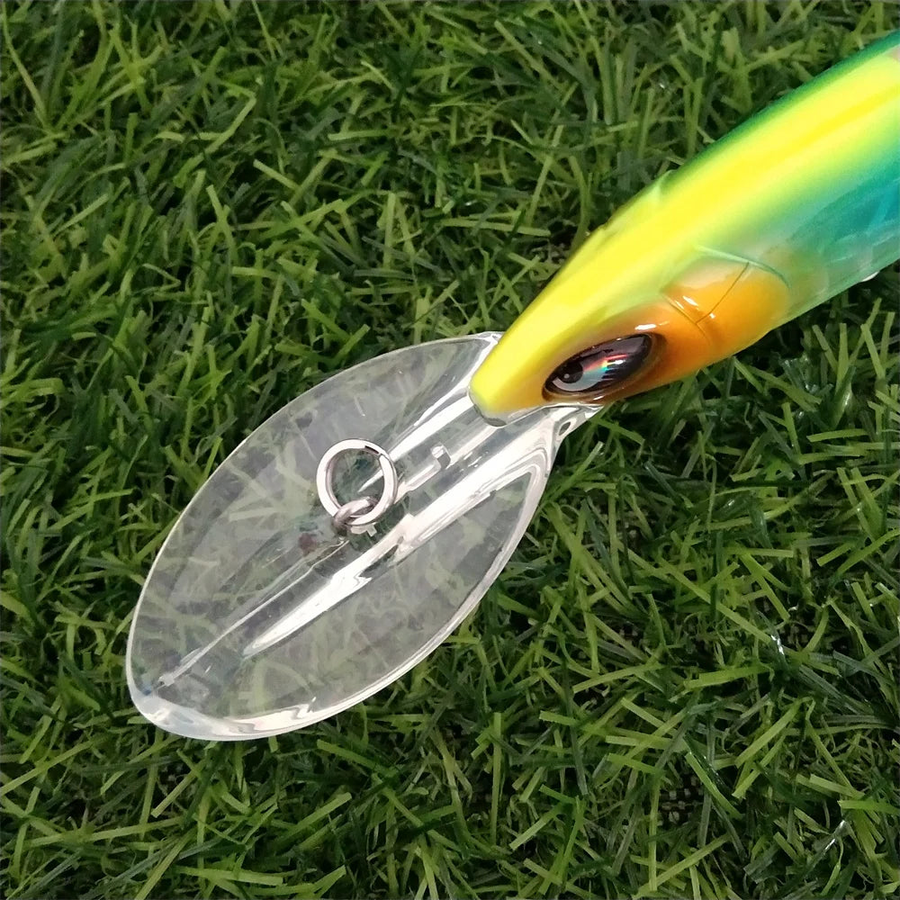 NOEBY Deep Diving Minnow Lure Set Two Pieces Wobbler Crankbait For Sea Bass Pike Fishing