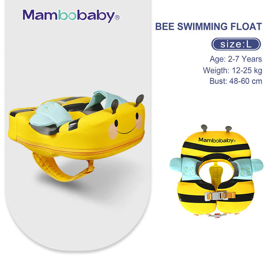 Mambobaby Baby Float With Sunshade And Safe Belt For Kids