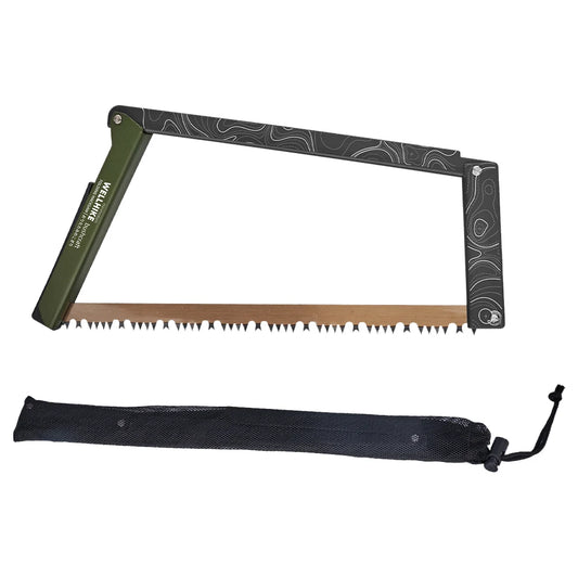 Folding Saw With Storage Bag Aluminum Alloy Camping Hand Saw