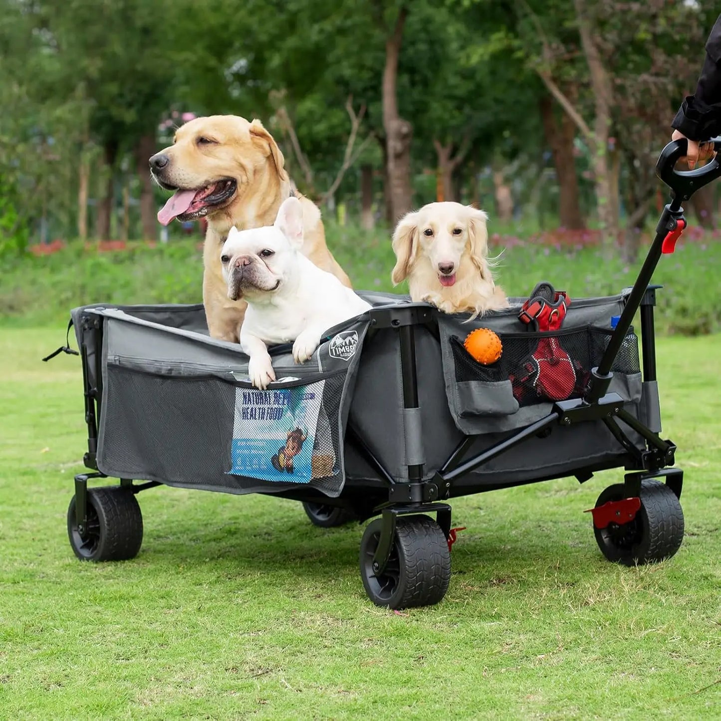 Beast Wagon All Terrain Folding Cart With Big Wheels