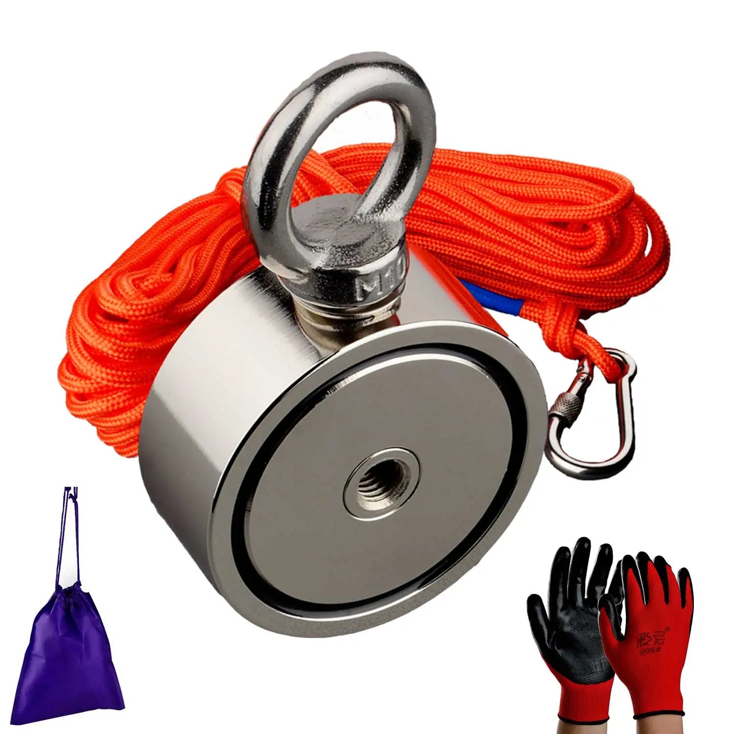 AmazingMag Double Sided Magnet Fishing Kit For Salvage