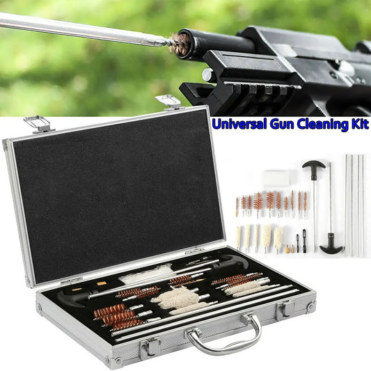 Universal Bore Cleaner Gun Cleaning Kit Gun Brush Tool for Pistol Rifle Shotgun Aluminum Alloy Hunting Accessory