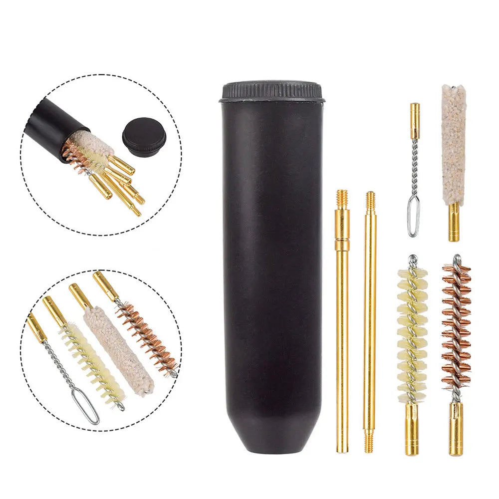 7pcs/set Professional Toy Gun Cleaning Kit Outdoor Sports Multipurpose 9mm Pocket Size Pistol Cleaning Kit Toy Accessories QG700