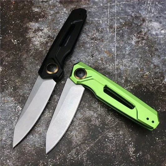 Outdoor KS 7550 Pocket Folding Knife With T6 Aviation Aluminum Handle For EDC Camping And Hunting
