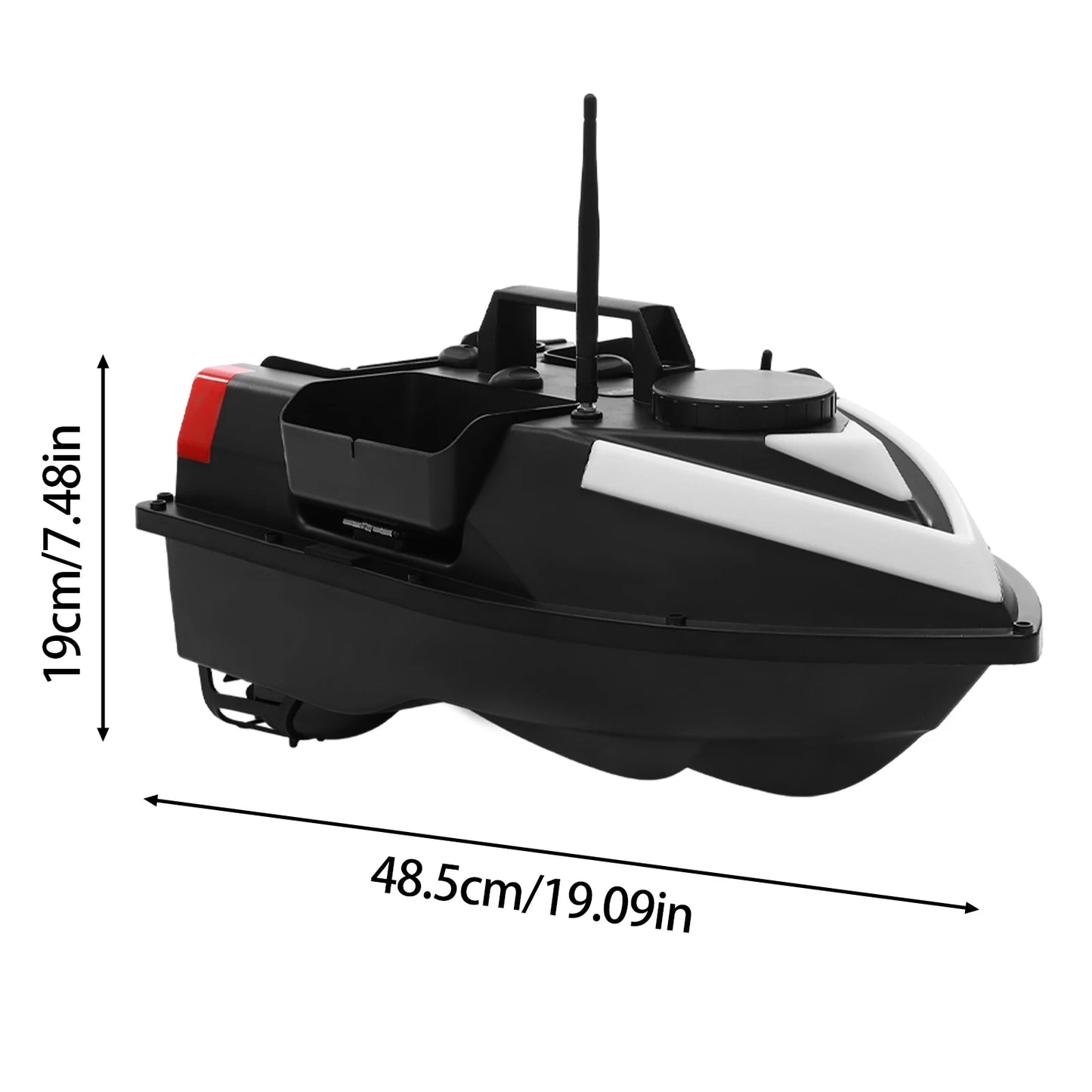 5200mAh GPS Fishing Bait Boat With Remote Control LED
