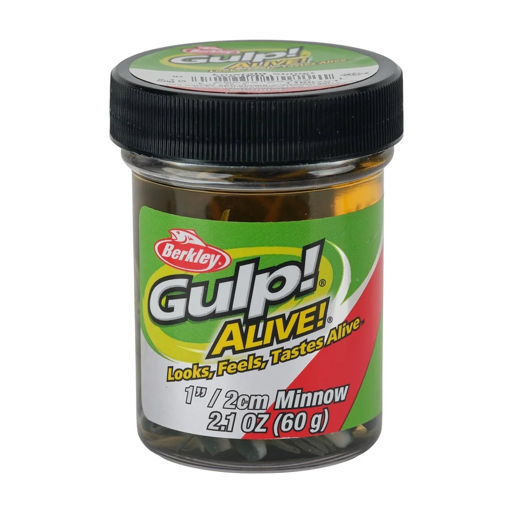 Gulp Alive Minnow Lifelike Bait Enhanced Scent Freshwater