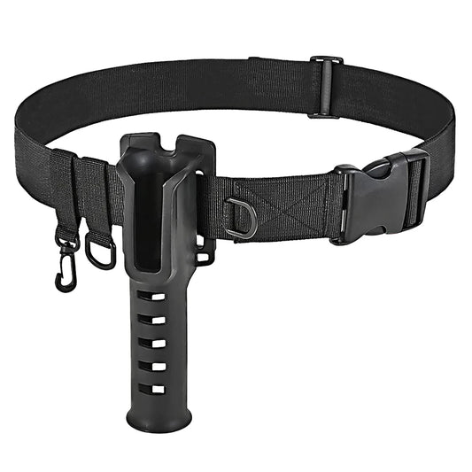 Alloet Fishing Wading Belt Rod Holder Adjustable Waist Belt For Anglers Outdoor Gear