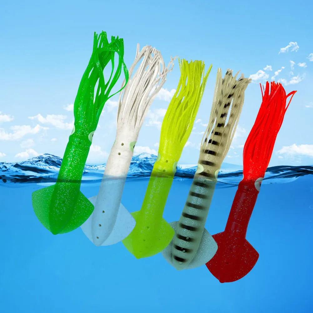 Shunmaii Soft Lures Silicone Squid Bait For Saltwater DurablyConstructed Wobblers