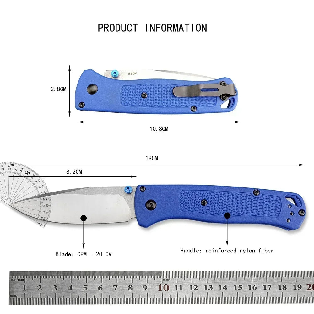 DIY Supplies BM 535 G10 Nylon Fiber EDC Folding Knife