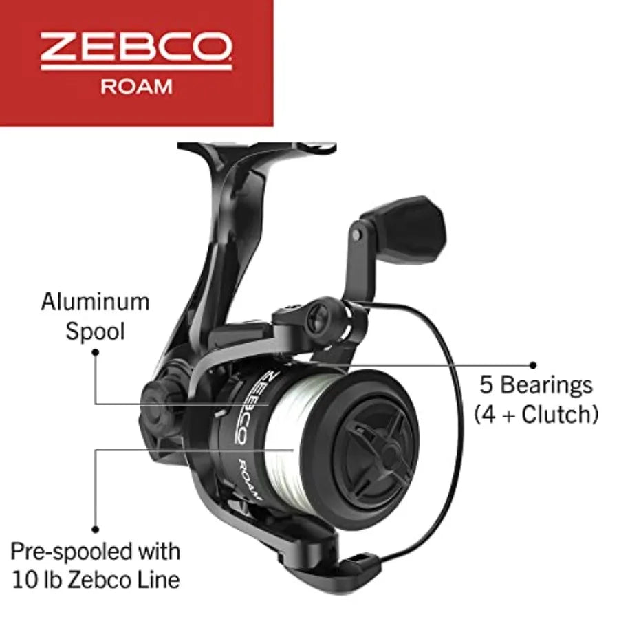 Spinning Reel And Rod Combo With ComfortGrip Handle