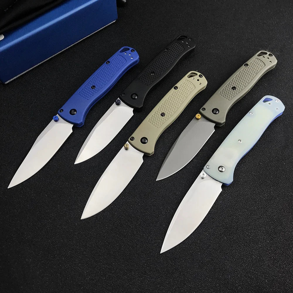 DIY Supplies G10 Nylon Fiber EDC Folding Knife BM 535