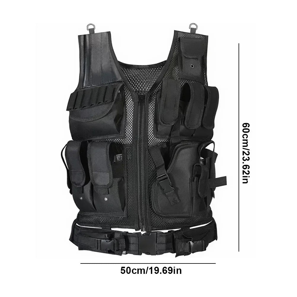 Tactical Vest Hunting Men Plate Carrier Chest Rig Combat Armor Vests Outdoor CS Game Training Airsoft Vest Hunting Equipment