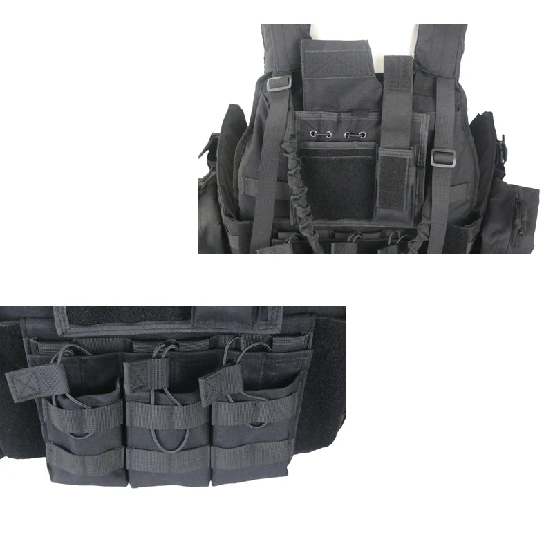 1000D Tactical Vest Sniper Chest Rig Airsoft Vest Armor Vest Gear Carrier Load Bearing Vest Hunting Clothes